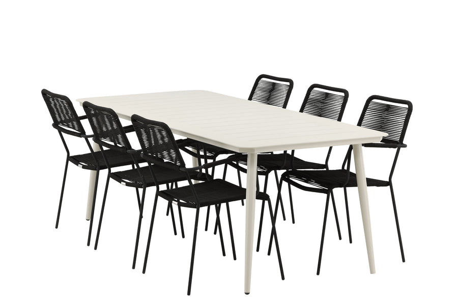 Lina Rechteckige Essgruppe 