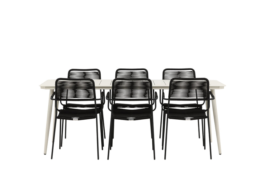 Lina Rechteckige Essgruppe 