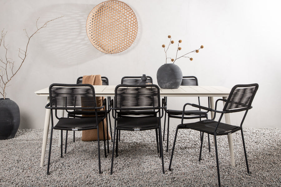 Lina Rechteckige Essgruppe 