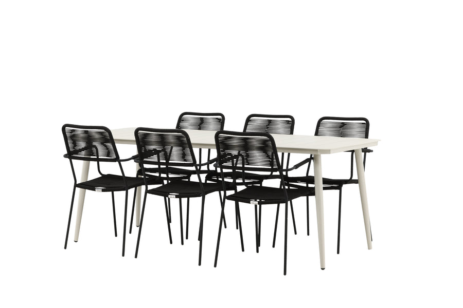 Lina Rechteckige Essgruppe 