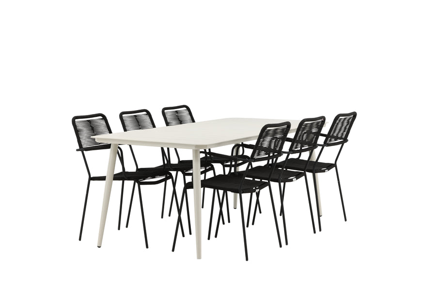 Lina Rechteckige Essgruppe 