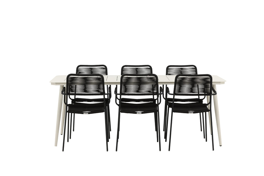 Lina Rechteckige Essgruppe 