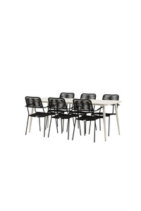 Lina Rechteckige Essgruppe 