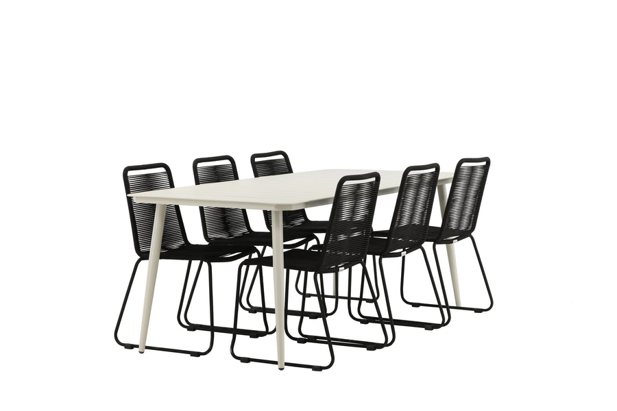 Lina Rechteckige Essgruppe 