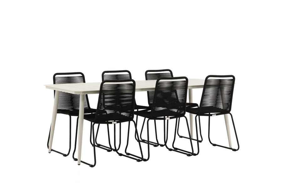 Lina Rechteckige Essgruppe 