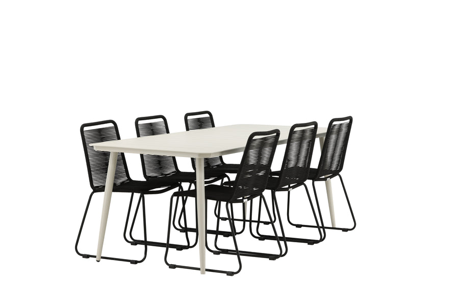 Lina Rechteckige Essgruppe 