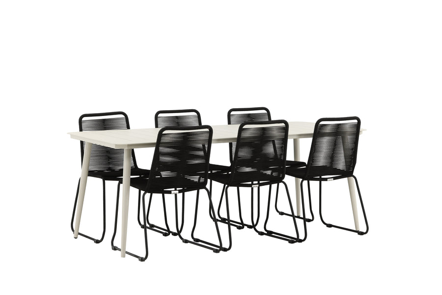 Lina Rechteckige Essgruppe 