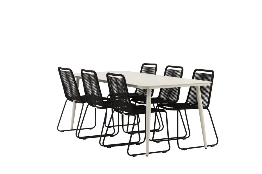 Lina Rechteckige Essgruppe 