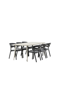 Lina Rechteckige Essgruppe 