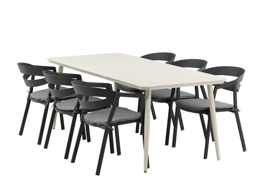 Lina Rechteckige Essgruppe 