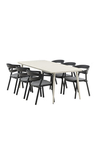 Lina Rechteckige Essgruppe 
