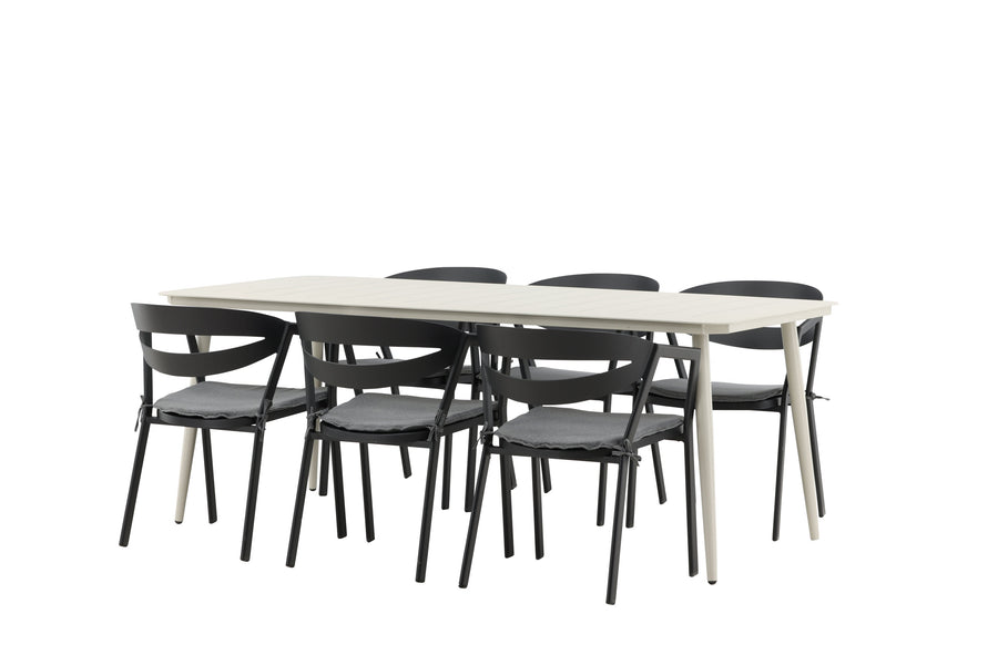 Lina Rechteckige Essgruppe 