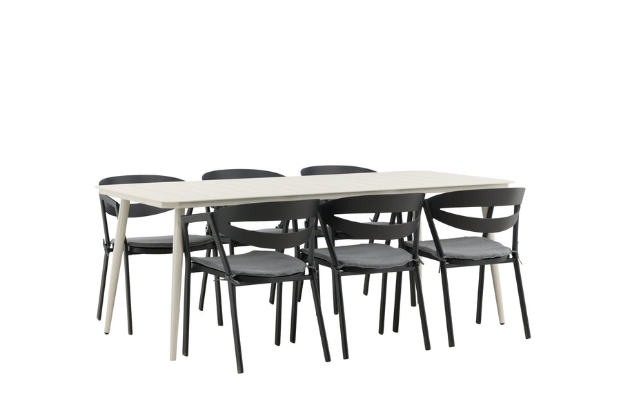 Lina Rechteckige Essgruppe 