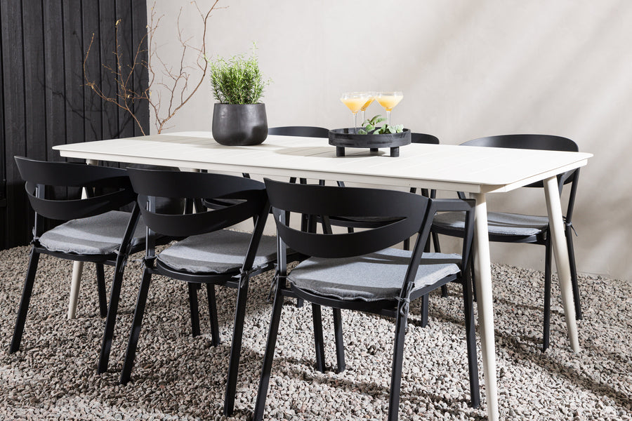 Lina Rechteckige Essgruppe 
