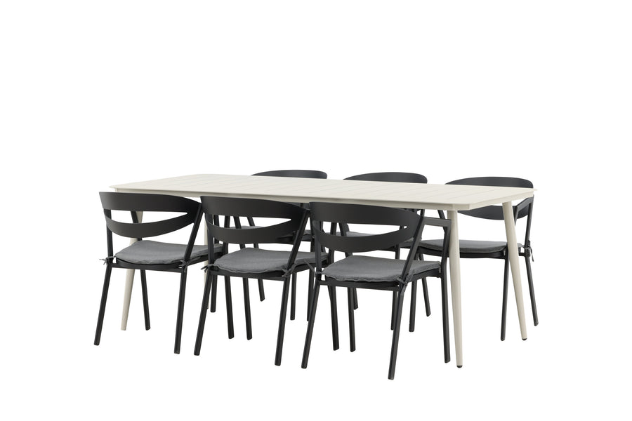 Lina Rechteckige Essgruppe 