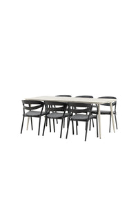 Lina Rechteckige Essgruppe 