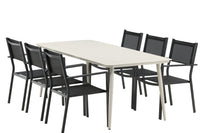 Lina rechteckige Essgruppe 