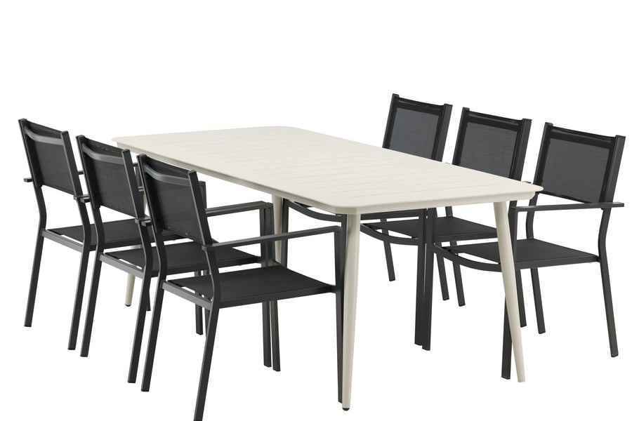 Lina rechteckige Essgruppe 