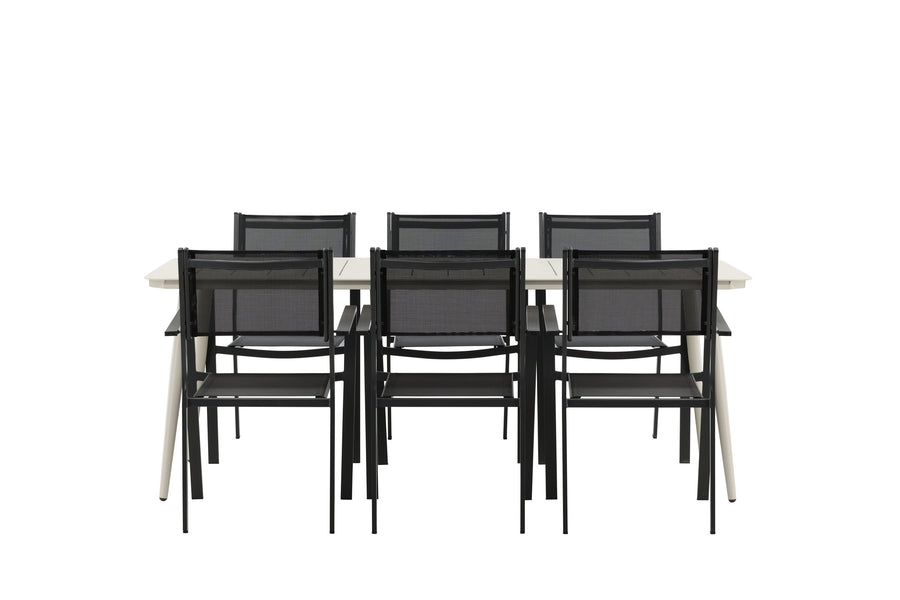 Lina rechteckige Essgruppe 