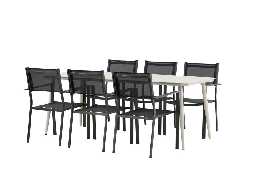 Lina rechteckige Essgruppe 