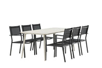 Lina rechteckige Essgruppe 