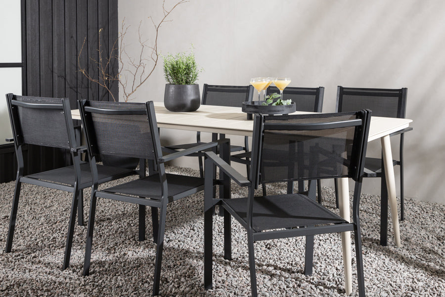 Lina rechteckige Essgruppe 