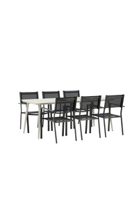 Lina rechteckige Essgruppe 