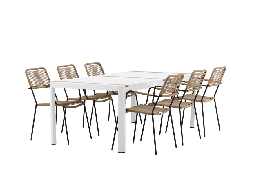 Togo Rechteckige Essgruppe 