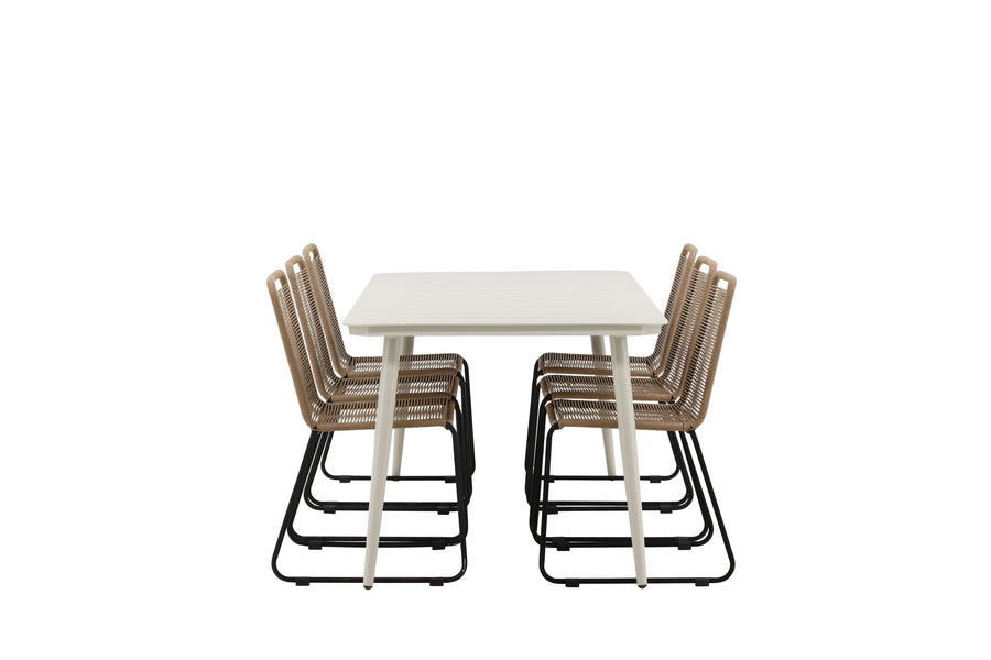 Lina Rechteckige Essgruppe 