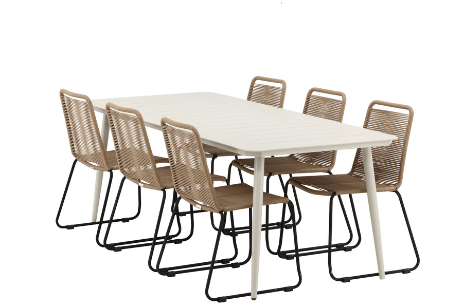 Lina Rechteckige Essgruppe 