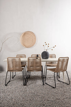 Lina Rechteckige Essgruppe 