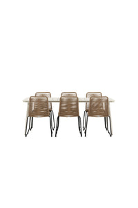 Lina Rechteckige Essgruppe 