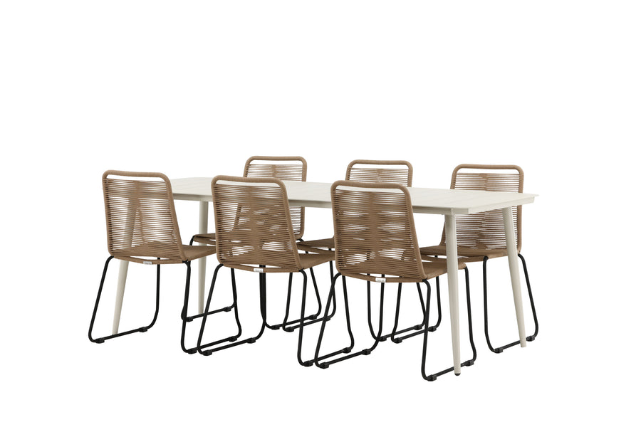 Lina Rechteckige Essgruppe 