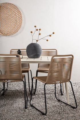 Lina Rechteckige Essgruppe 