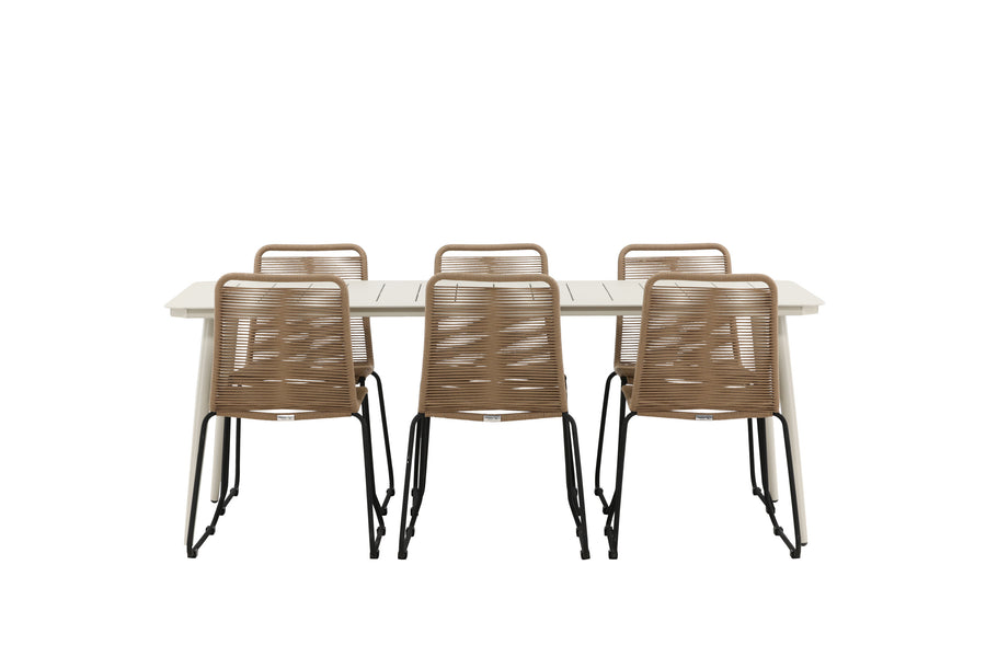 Lina Rechteckige Essgruppe 