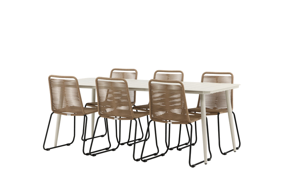 Lina Rechteckige Essgruppe 