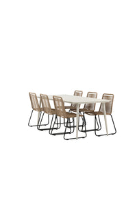 Lina Rechteckige Essgruppe 