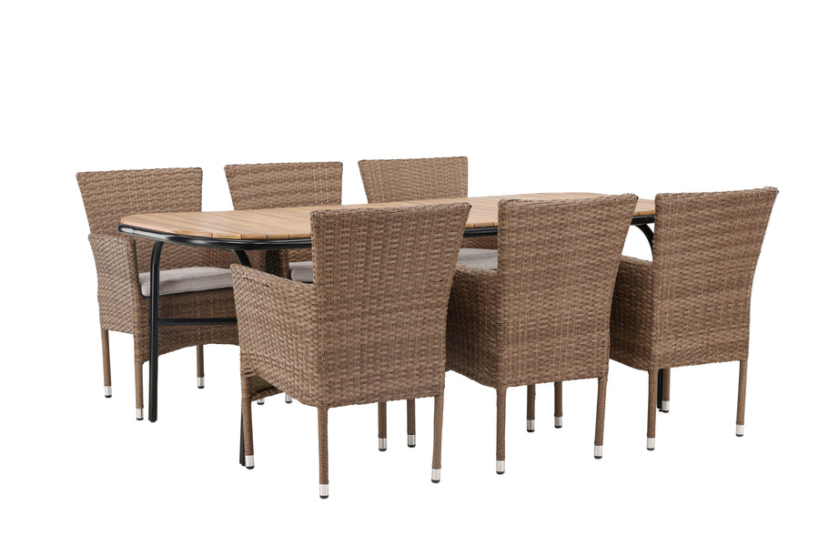 Holmbeck Rechteckige Essgruppe 