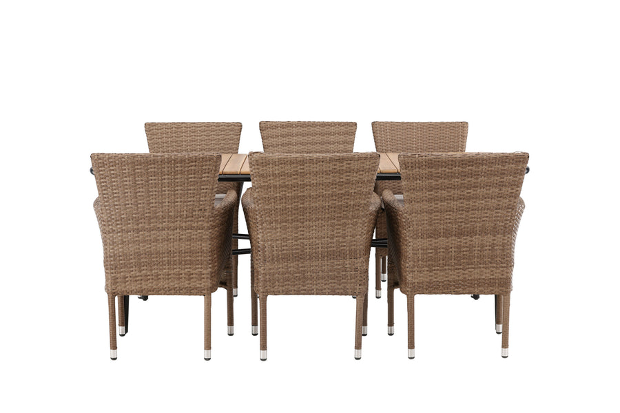 Holmbeck Rechteckige Essgruppe 
