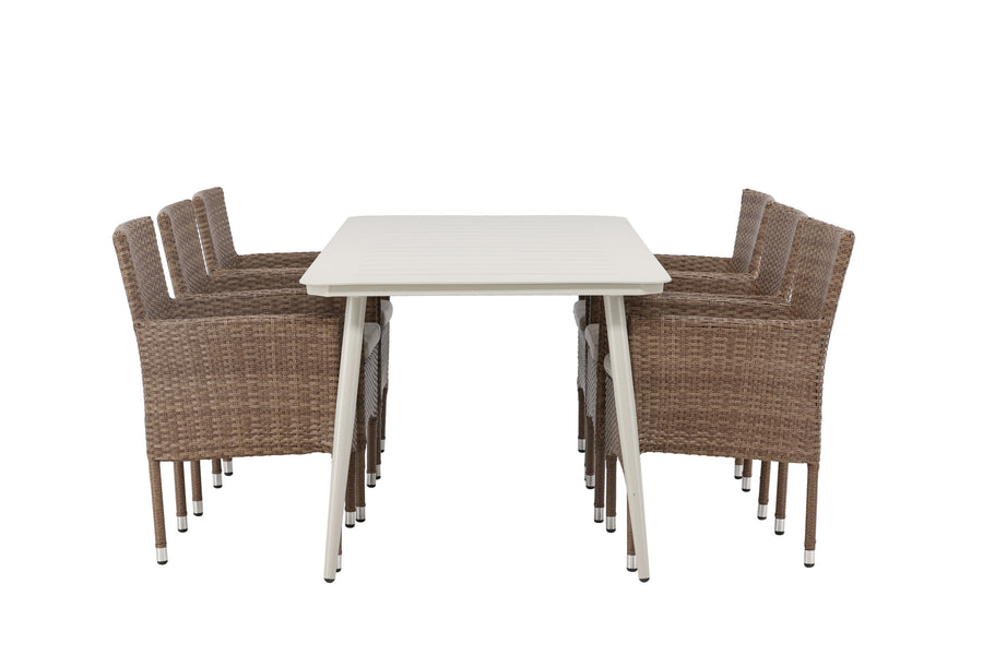 Lina Rechteckige Essgruppe 
