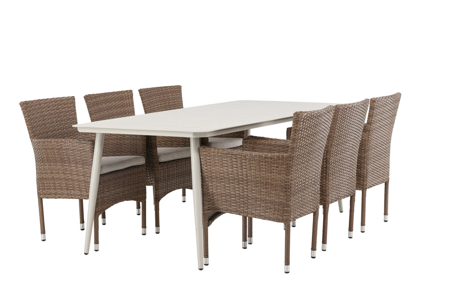 Lina Rechteckige Essgruppe 