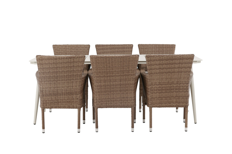 Lina Rechteckige Essgruppe 