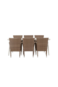 Lina Rechteckige Essgruppe 