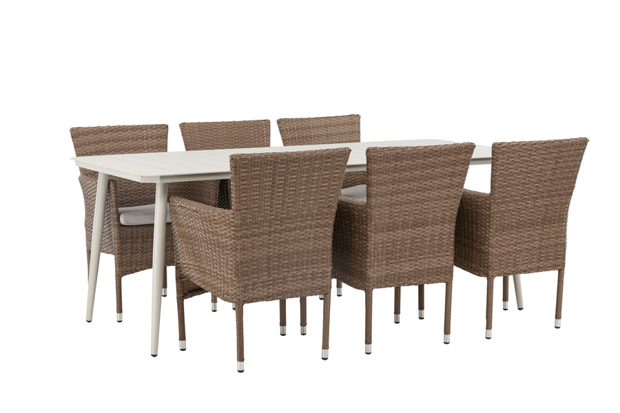 Lina Rechteckige Essgruppe 