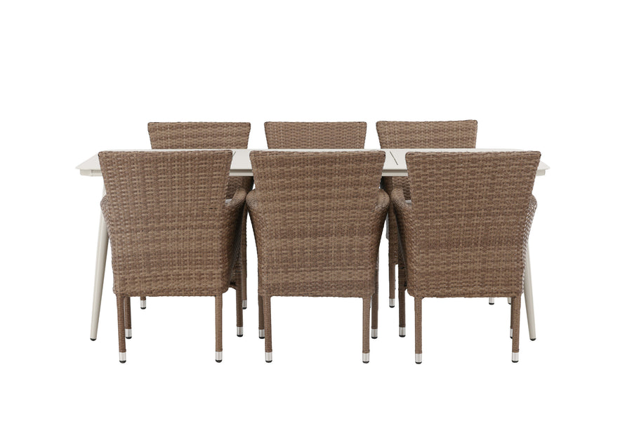 Lina Rechteckige Essgruppe 