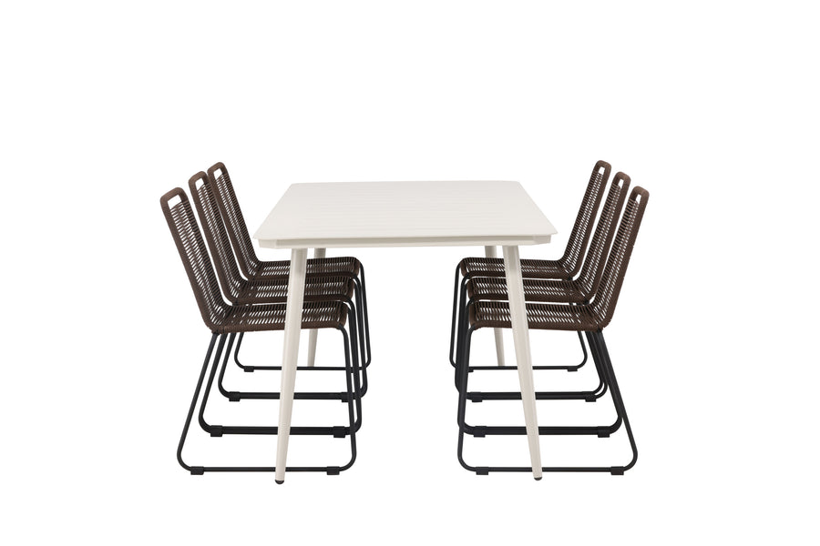 Lina Rechteckige Essgruppe 