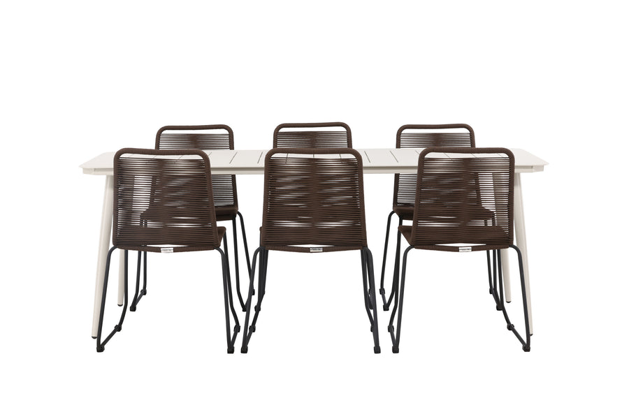 Lina Rechteckige Essgruppe 