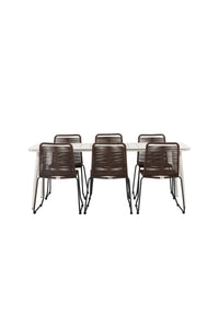 Lina Rechteckige Essgruppe 