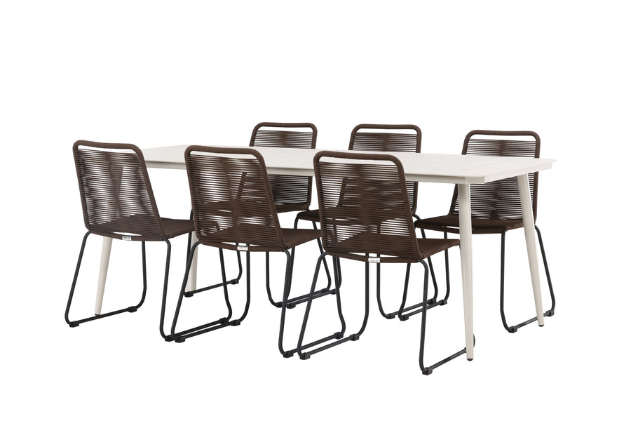 Lina Rechteckige Essgruppe 