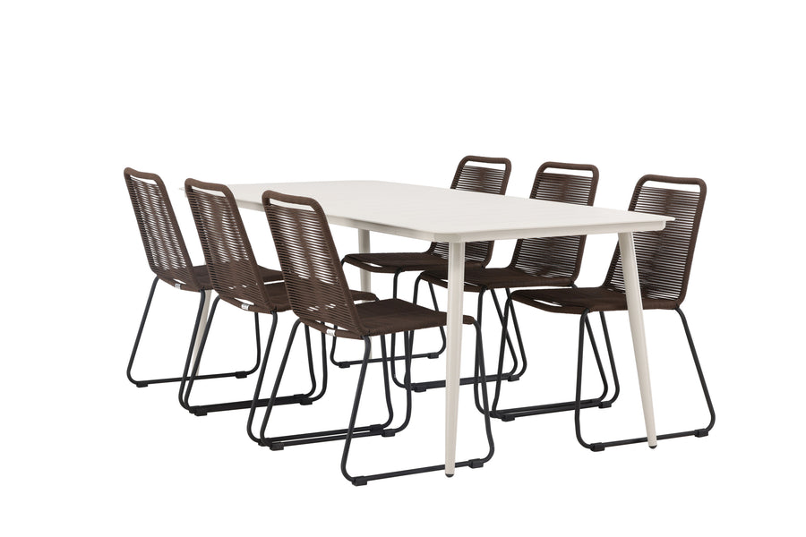 Lina Rechteckige Essgruppe 